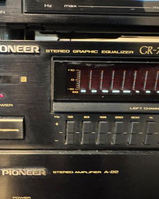 Pioneer amplificatore, equalizzatore ed espansore