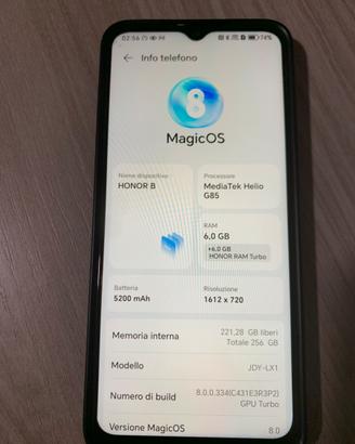 Telefono android Honor