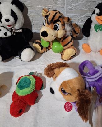 pupazzi(n.6) per bambini, come nuovi. 