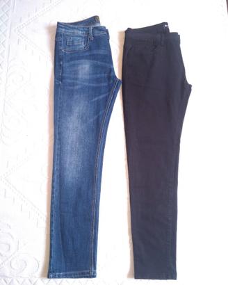 Lotto 2 Jeans Uomo Tg. 48 (IT) - Blu e Nero