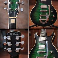 Chitarra elettrica Harwood verde flame – come nuov