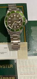 Rolex submariner 16610lv(ghiera verde) 2004