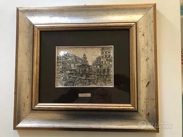 Roma Sparita: Piazza Barberini Argento 925