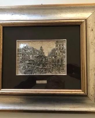 Roma Sparita: Piazza Barberini Argento 925