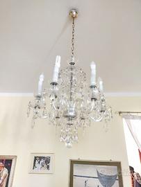 Lampadari cristallo di Boemia, anni 50