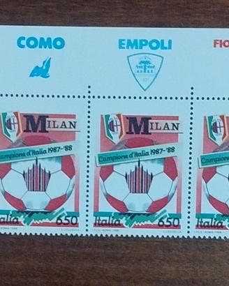 Francobolli Milan Campione d'Italia 1987/88 Nuovi