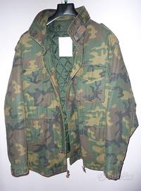 Giaccone pesante US army M65 camo woodland - usato