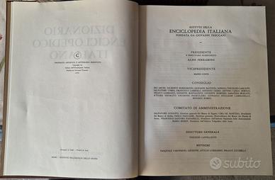 Enciclopedia Treccani del 1970