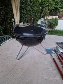 mini barbecue weber con accessori 
