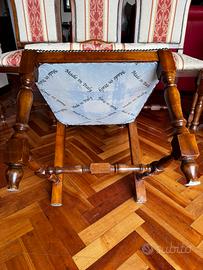 Sei sedie imbottite per sala da pranzo