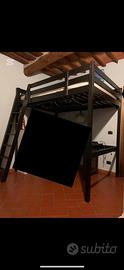 Letto a soppalco una piazza e mezzo