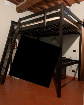Letto a soppalco una piazza e mezzo