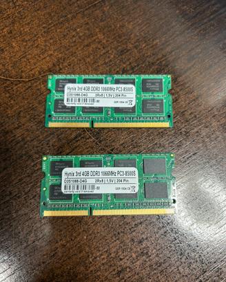 RAM DDR3 4GB 1066MHz