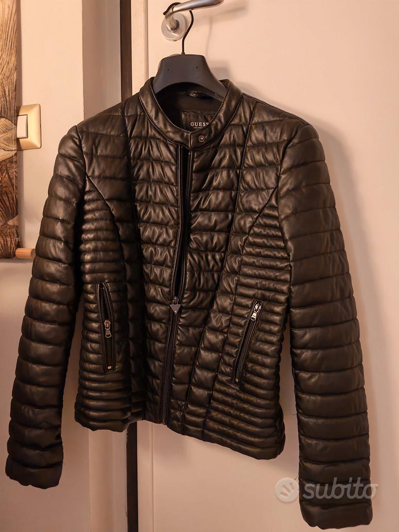 Giacca GUESS in similpelle nera Abbigliamento e Accessori In