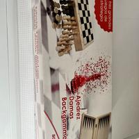 Gioco contenente scacchi, dama e backgammom