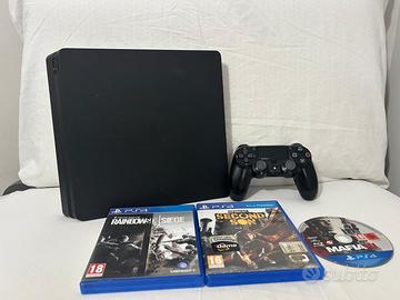 PS4 Slim 500GB Nera + Controller + 3 Giochi