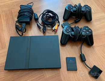 Console PS2 Slim testata, con accessori