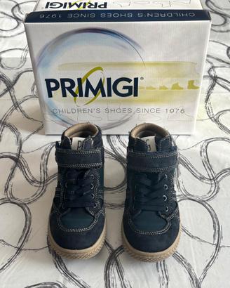 Scarponcini Primigi gore-tex blu con strap n. 29