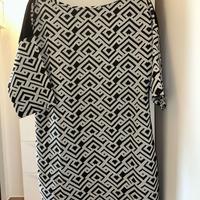 Vestito bianco e nero