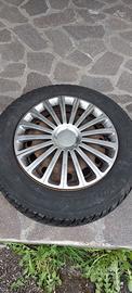 Gomme Michelin neve 185 65 R15 con cerchi 5 fori