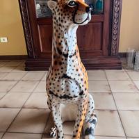 Ghepardo in ceramica Italiano