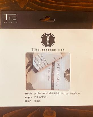 Tie Studio MIDI 1i1o USB MIDI-Interface