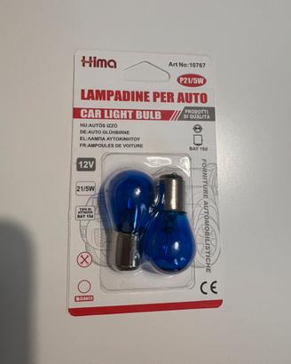 Lampadine luce bianca P21W/5W - BAY15d
