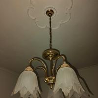 Set coordinato lampadario e due abat jour