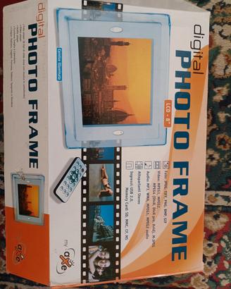 PHOTO FRAME LCD 8" DIGITAL foto video audio 