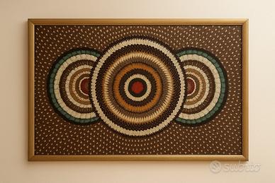 Grande Quadro Etno-Naturalistico Ali di Farfalla