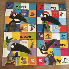 4 libri per bambini IL LUPO