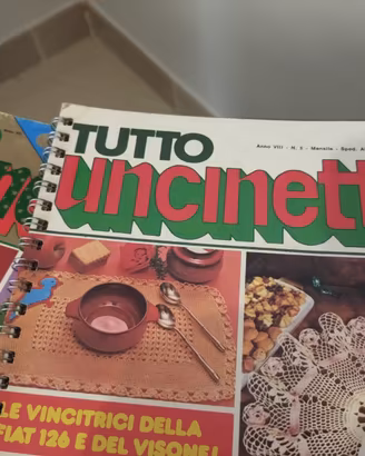 Riviste vintage uncinetto