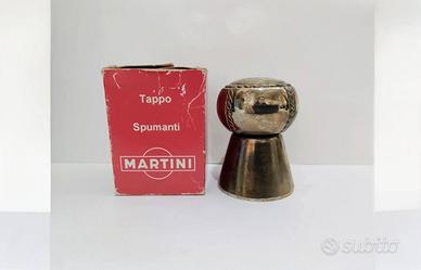 Tappo Martini vintage argentato, completo di scato