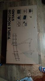Stand Triplo Monitor Sim Racing