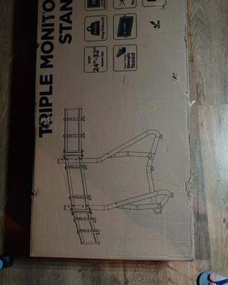 Stand Triplo Monitor Sim Racing