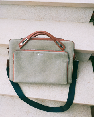 Borsa manager in pelle