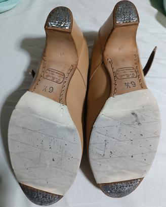 scarpa in pelle Gallardo per flamenco 
