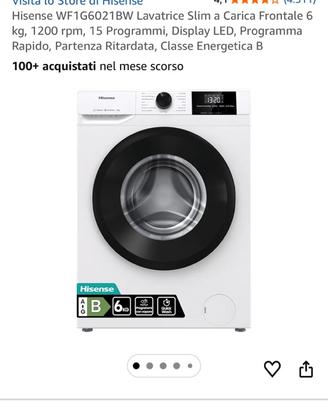 Lavatrice Hisense 6kg