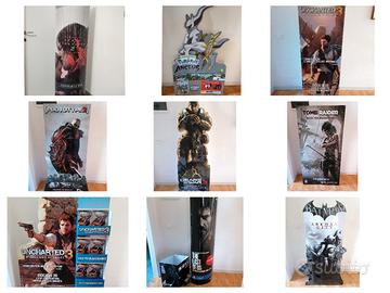 stand totem cartonati pubblicitari videogiochi 