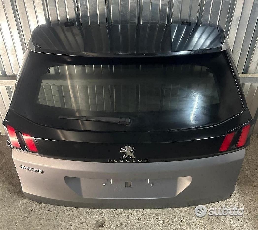 KUDA 6535 Supporto In Ecopelle Per Peugeot 3008 E 5008 (dal 2016) - Colore Nero, Console Per Navigatore E Smartphone