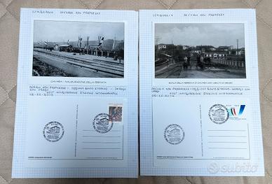 cartoline dei 100 anni stazione Cavaria