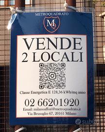 Bilocale arredato con terrazzo e grande box