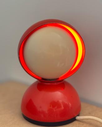 Lampada Artemide Eclisse originale rossa