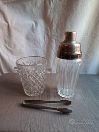shacker cocktail e portaghiaccio cristallo