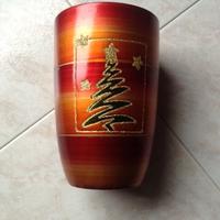 Vaso con albero natale