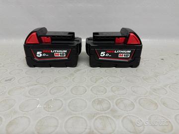 Batterie milwaukee m18 da 5 ah