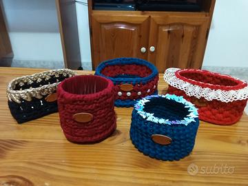 set porta pennelli e cestini