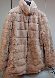 Giubbotto Donna Teddy Ecopelliccia Beige