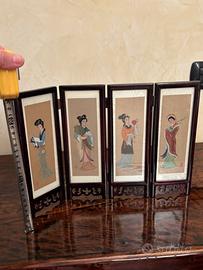 Paravento decorativo da tavolo