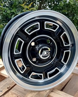 KIT 4 CERCHI IN LEGA DA 12 PER FIAT 500 126 4X98 +